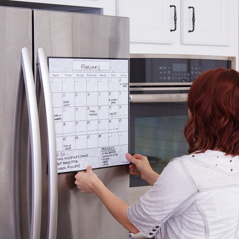 Large Fridge Calendar, Monthly Calendar, Perpetual Calendar image 5