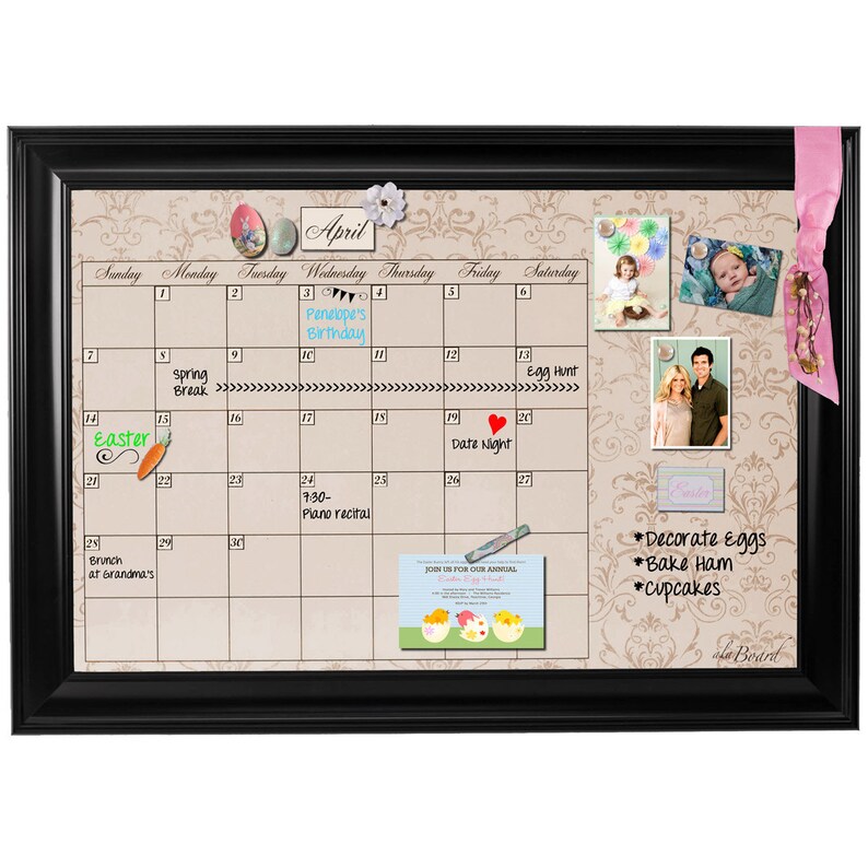 Magnetic Calendar Magnetic Monthly Calendar | Etsy