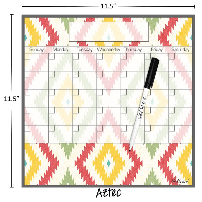 Fridge Calendars Refrigerator Calendars Calendars For Fridge Etsy