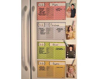 Kids Chore Chart, Responsibility Chart, Reward Chart, Fridge Magnet, Habit Tracker, Behavior Chart