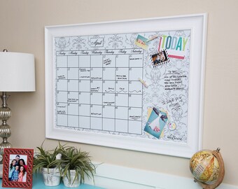 Framed Calendar, Monthly Planner