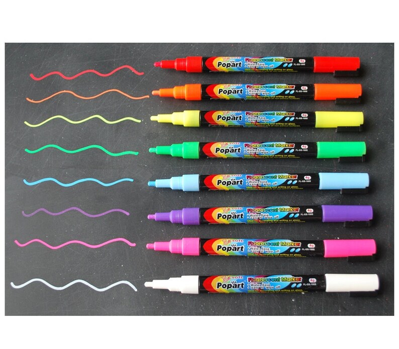 Erasable Chalk Markers, Fine Tip Markers Bild 1
