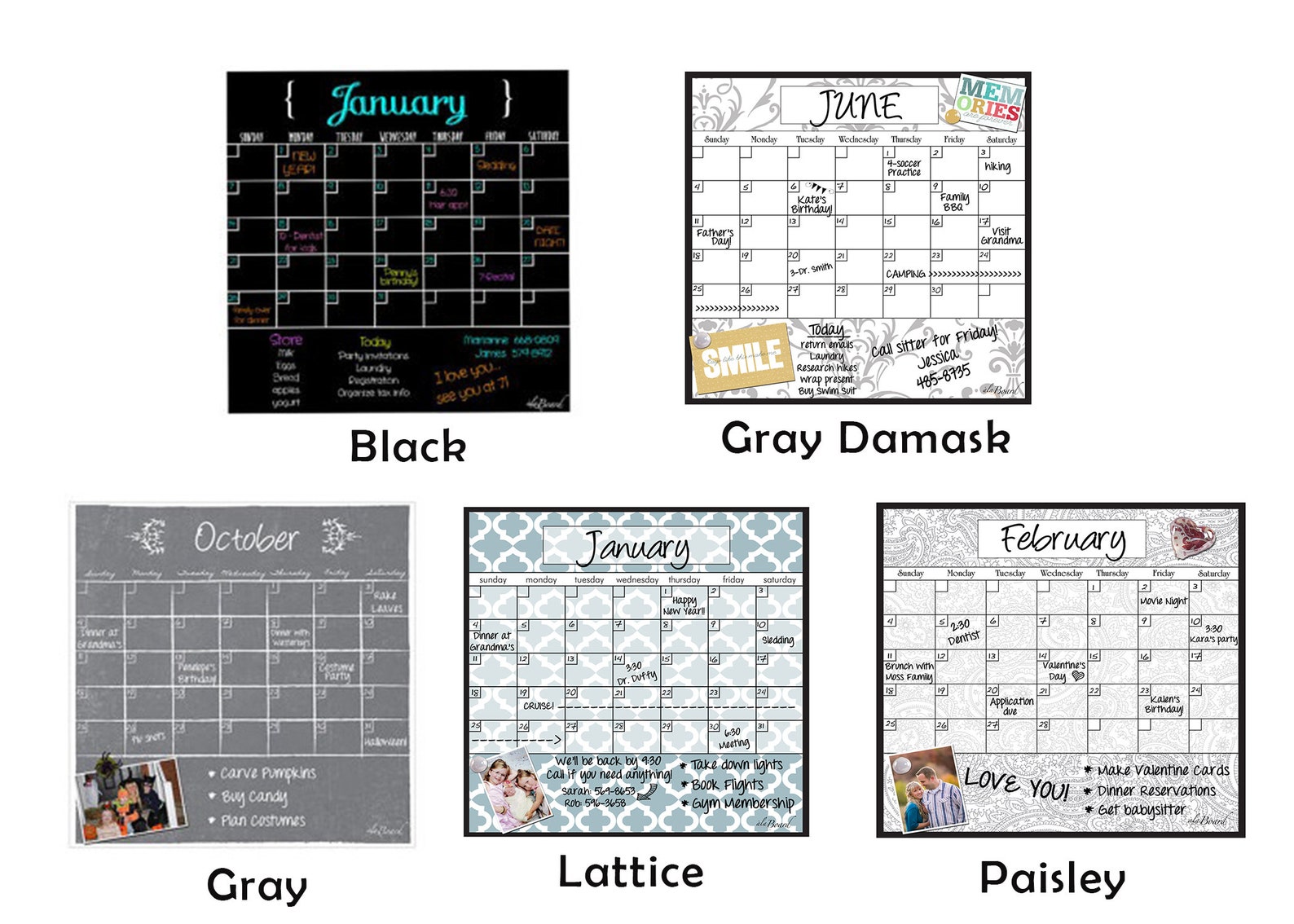 Fridge Calendar Refrigerator Calendar Monthly Calendar | Etsy