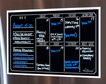 Weekly Planner, Dry Erase Planner, Fridge Magnet Planner, Daily Planner, Magnetic Planner