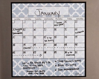 Magnetic Fridge Calendar, Command Center, Dry Erase Calendar