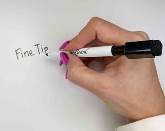 Black Fine Tip Dry Erase Markers (set of 5)