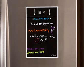 Note Fridge Magnet, Dry Erase Notepad