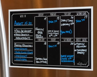 Fridge Magnet, Weekly Planner, Dry Erase Board