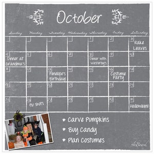 Large Fridge Calendar, Monthly Calendar, Perpetual Calendar image 7