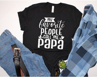 Mina favoritpersoner kallar mig pappa t-shirt