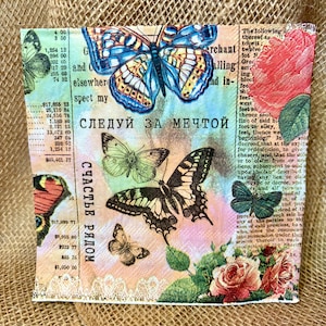 Butterflies Decoupage napkins, flowers , crafting napkins, napkins for decoupage, paper crafts, shabby chic design