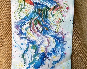 Jellyfish nautical ocean design decoupage guest napkins for decoupage, paper crafts