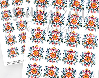 Polymer Clay Transfer Paper, Flower Floral Image Transfer Sheet, Water Soluble Transfer Paper for Clay Earrings