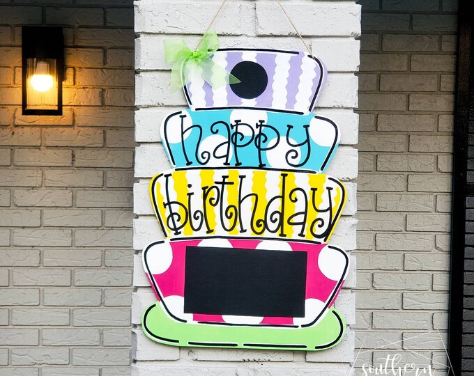 Original Chalkboard BIRTHDAY CAKE Birthday Parties Classroom Etsy