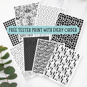 Image Transfer Sheet for Clay Earrings
