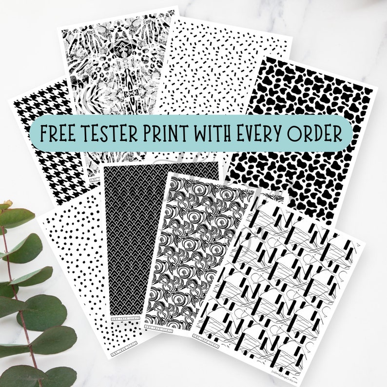Image Transfer Sheet for Clay Earrings