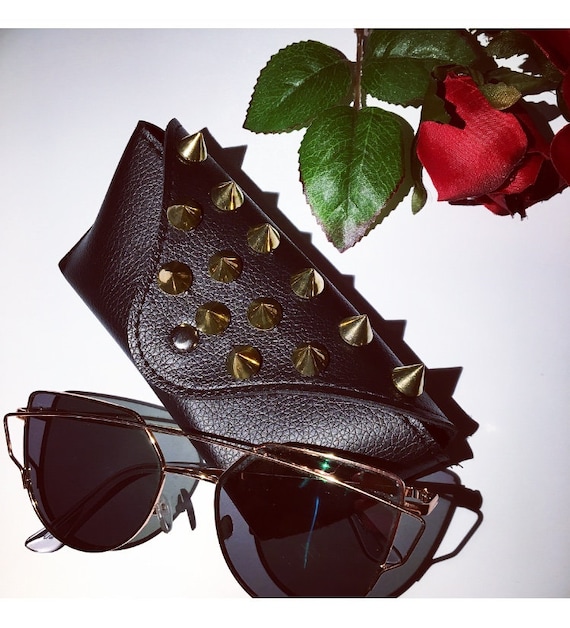 studded glasses