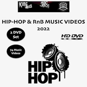 2022 Top Hip-Hop Rap & RnB New Music Videos | 2 DVD&#39;s - 74 Total Videos