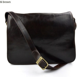 Bolso messenger de piel bandolera de cuero bolso cartero bolso de hombre piel cartera de cuero bolso de espalda maletin de piel marron miel