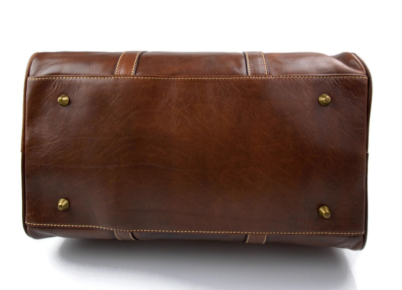 Brown Leather Duffle Bag Australia
