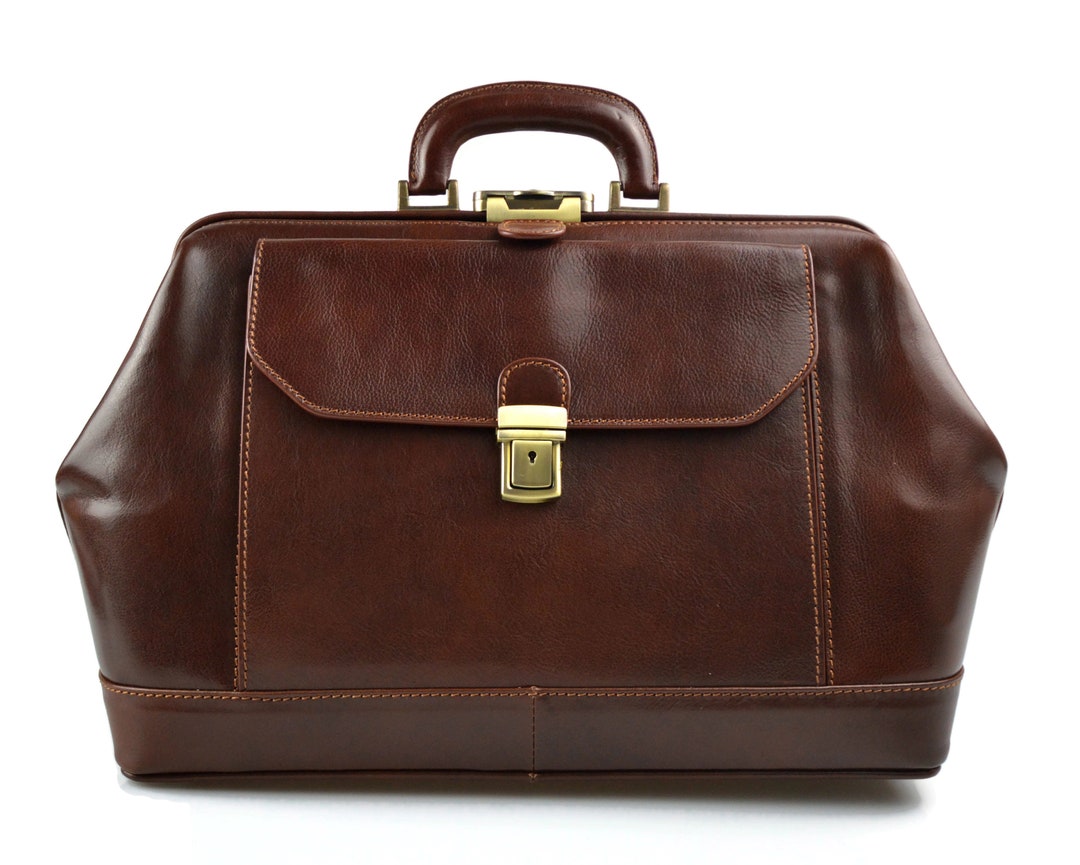 Doctor Bag Leather Briefcase Bag Doctor Handbag Women Leather - Etsy