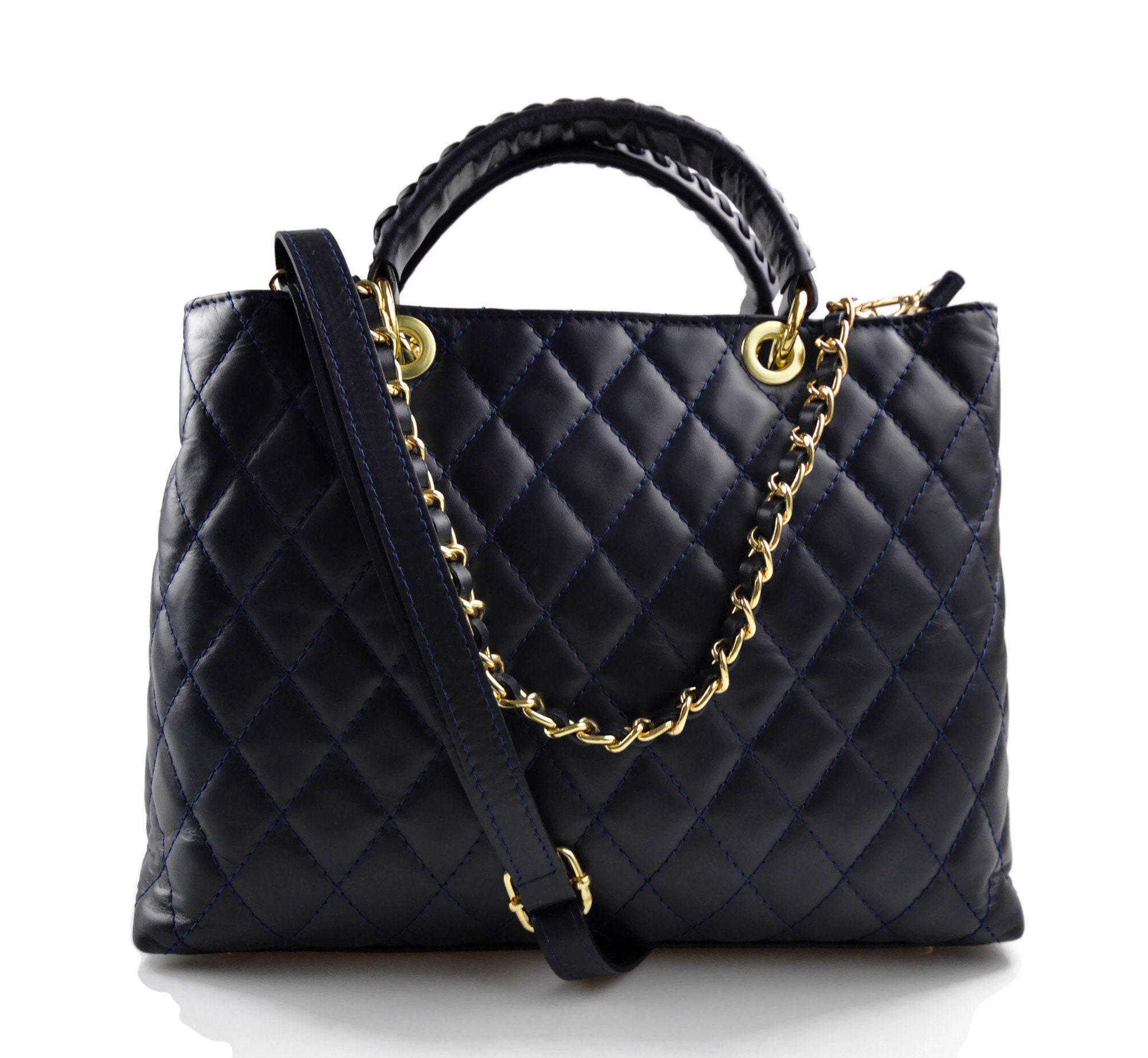 Leather women purse leather handbag leather shoulder bag | Etsy