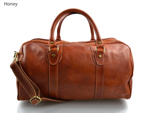 SPORTY DUFFLE BAG - Brown