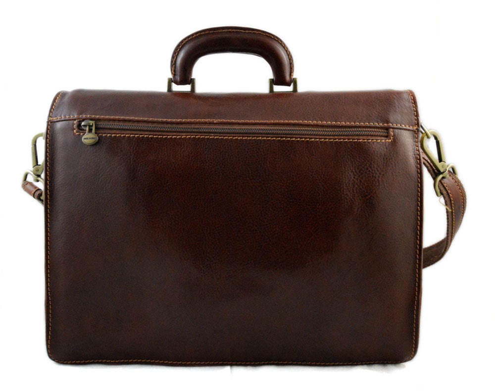 Leather Briefcase Business Bag Conference Bag Satchel Office - Etsy