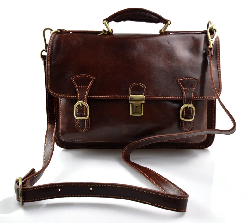 Briefcase leather office bag backpack shoulder bag conference bag mens business bag leatherbag brown leather brifecase women leather bag