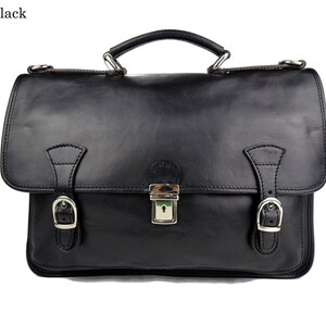 Carpeta de piel mochila de cuero bolso de hombre bolso de mujer bolso de cuero messenger bolso de espalda marron negro marron oscuro