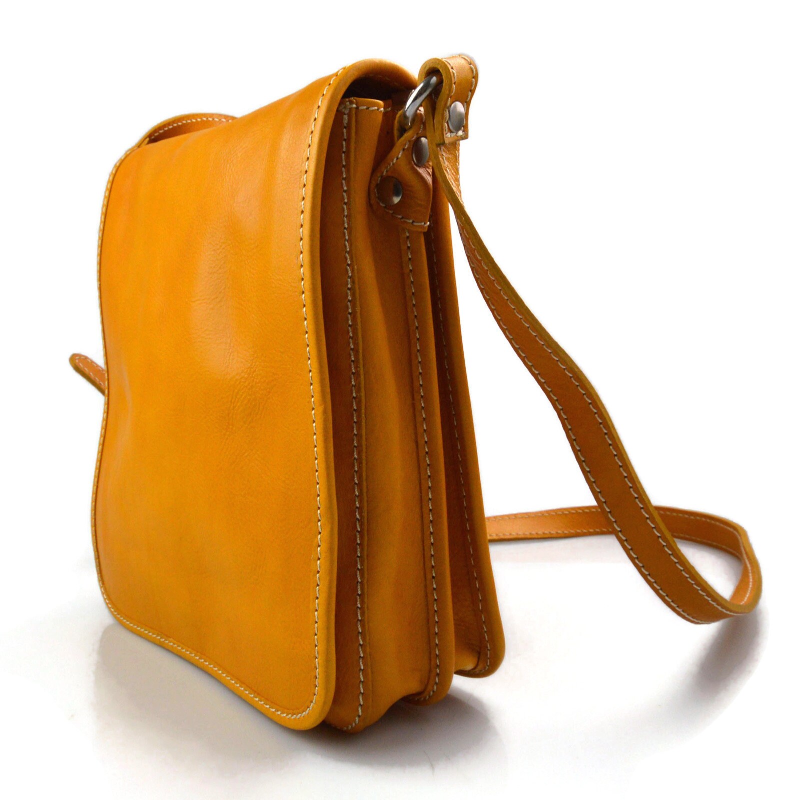 Mens Shoulder Leather Bag Leather Crossbody Shoulderbag | Etsy