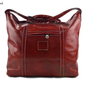 Travel bag leather duffle bag duffel bag leather travel bag leather weekender red leather duffle bag men women gym bag luggage sport bag