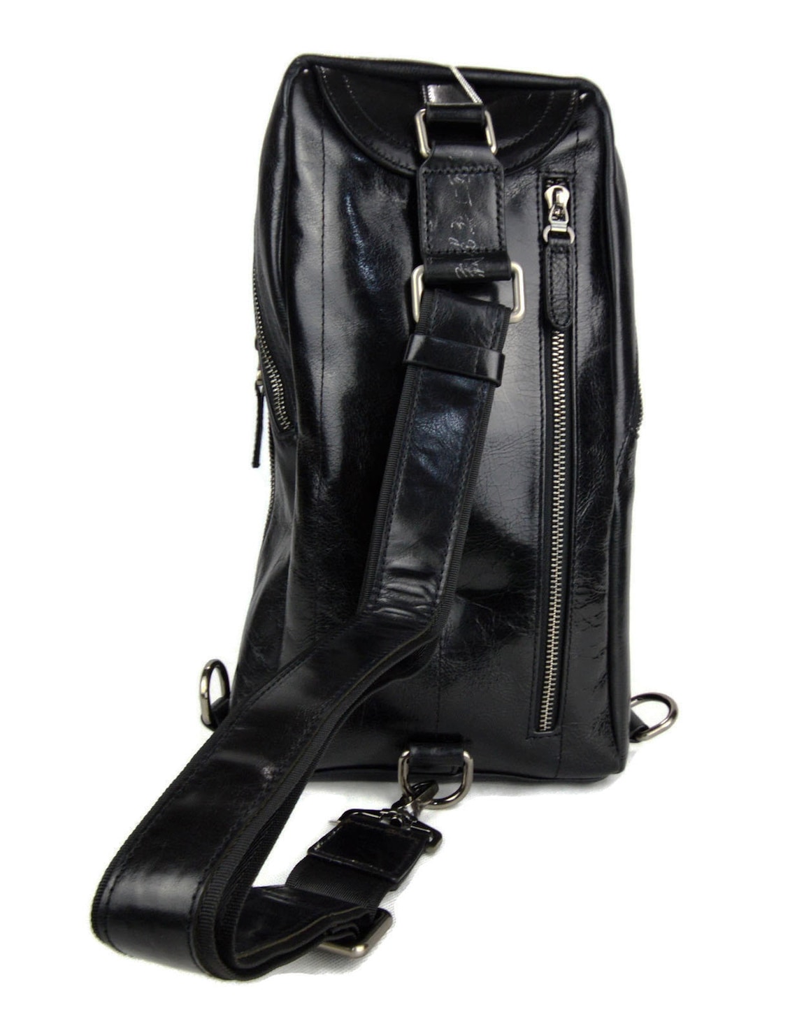 Newsbirds Borsello Uomo Vera Pelle - Foto 4