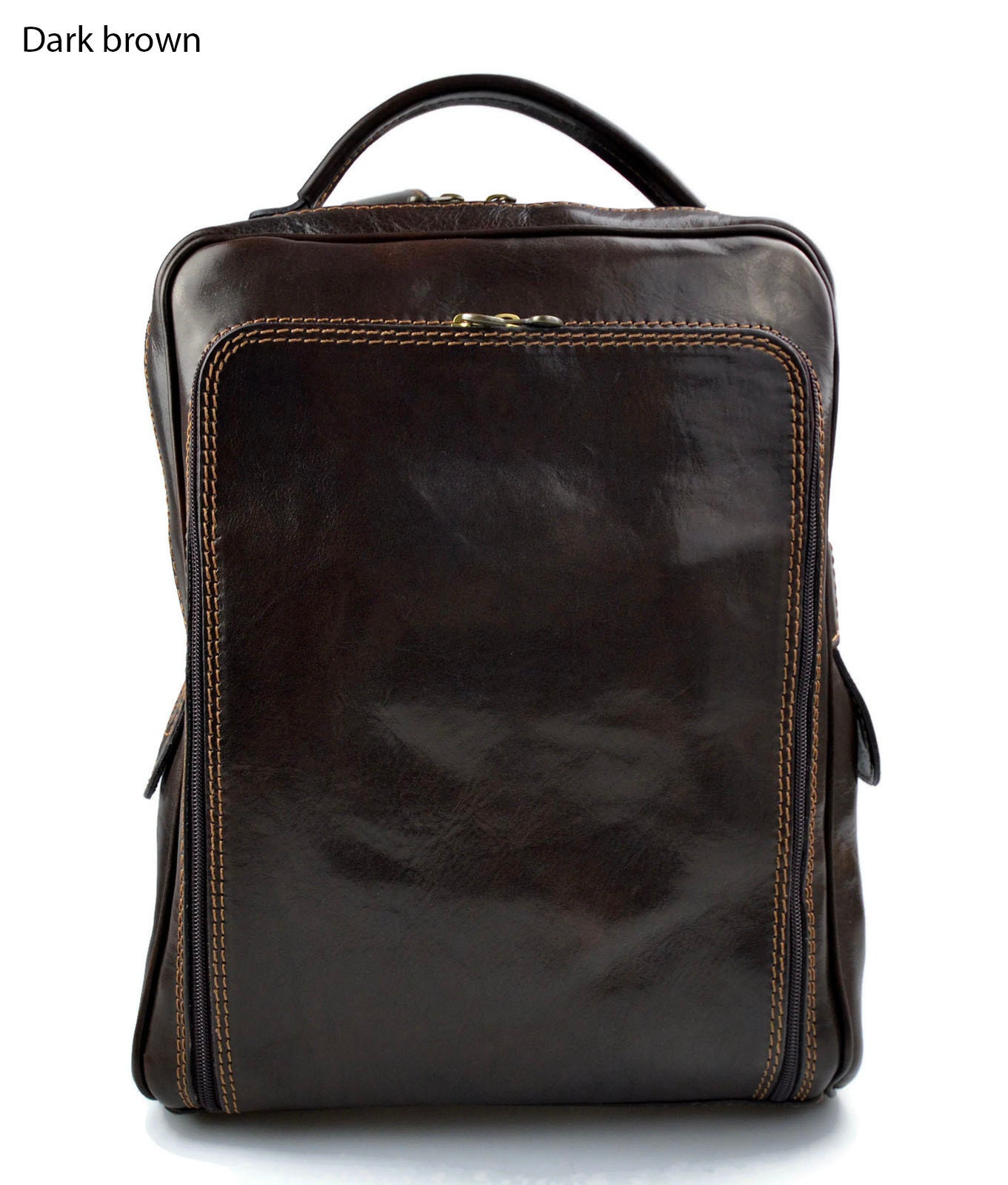 Backpack genuine leather travel bag weekender sports bag gym | Etsy