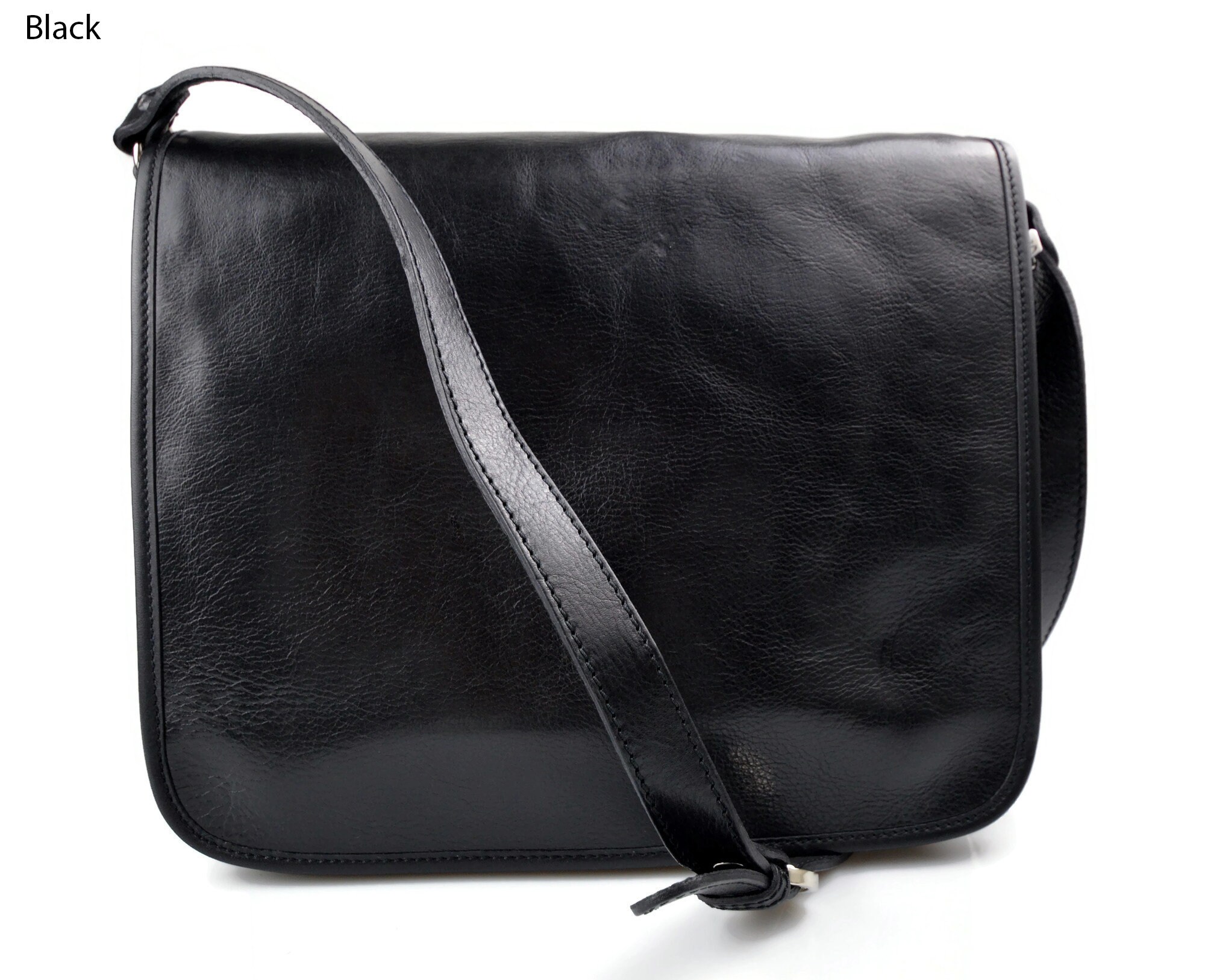 Borsello Uomo Tracolla Impermeabile - Borsa Piccola Multitasche Con Toppa Adesiva | Elegante E Pratico - Foto 3