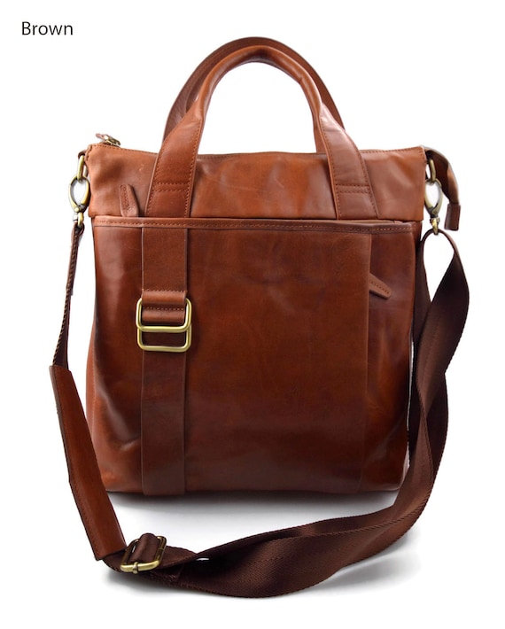 vera pelle mens bag