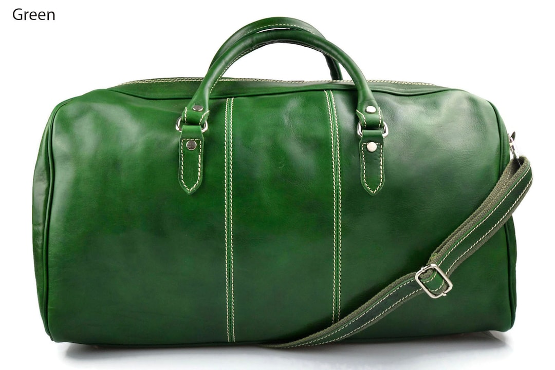 Overnight Scritto Leather Travel Bag