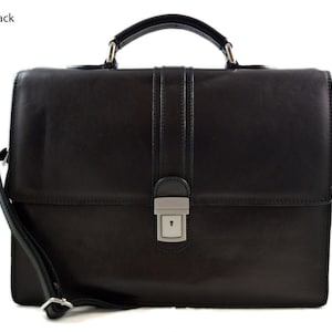 Sac cartable a main cuir bandoulière homme femme messenger sac d'épaule organisateur  sac de travail brun noir serviette