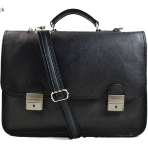 Bolso de cuero de hombre bolso de mujer carpeta de cuero maletin de piel bolso de cuero genuino bolso de piel messenger bolso de mano negro