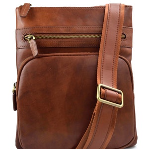 Bandolera de cuero de mujer bolso de hombre bandolera de piel marron hobo bag bolso de espalda de cuero genuino bandolera viaje bolso hombro