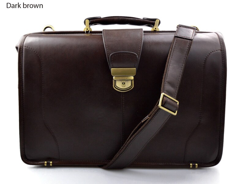 Doctor Bag Leather Men's Doctor Bag XXL Doctor Handbag Etsy