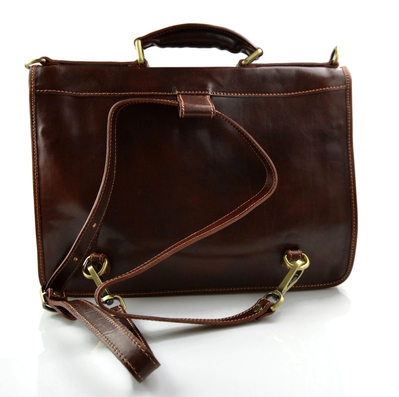 Briefcase leather office bag backpack shoulder bag conference bag mens business bag leatherbag brown leather brifecase women leather bag