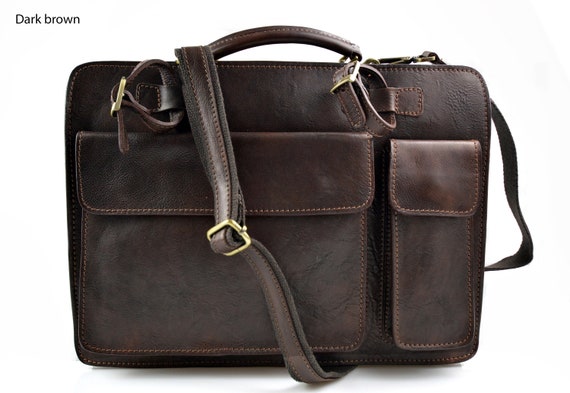 Personalized Genuine Leather Messenger Bag Laptop Bag Shoulder Bag for  Women Gift for Men Office Bag Work Briefcase Large Satchel Rustic Bag -  Etsy | Leather messenger bag laptop, Leather backpack for