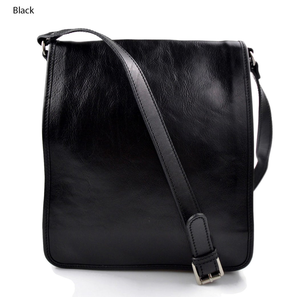 Sac cuir d'èpaule sac postier sac en cuir homme femme bandoulière