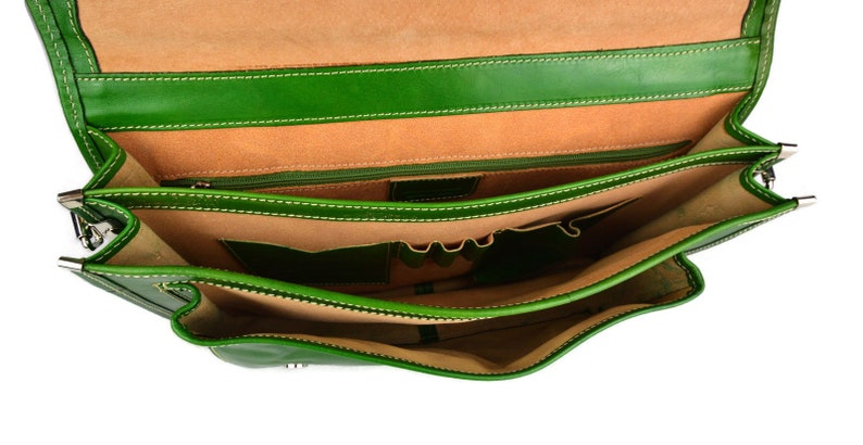 Briefcase Leather Office Bag Backpack Shoulder Bag Conference - Etsy