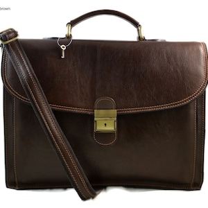 Bolso de cuero messenger maletin de cuero carpeta de piel bolso de hombre bolso de mujer bolso de piel rojo marron negro