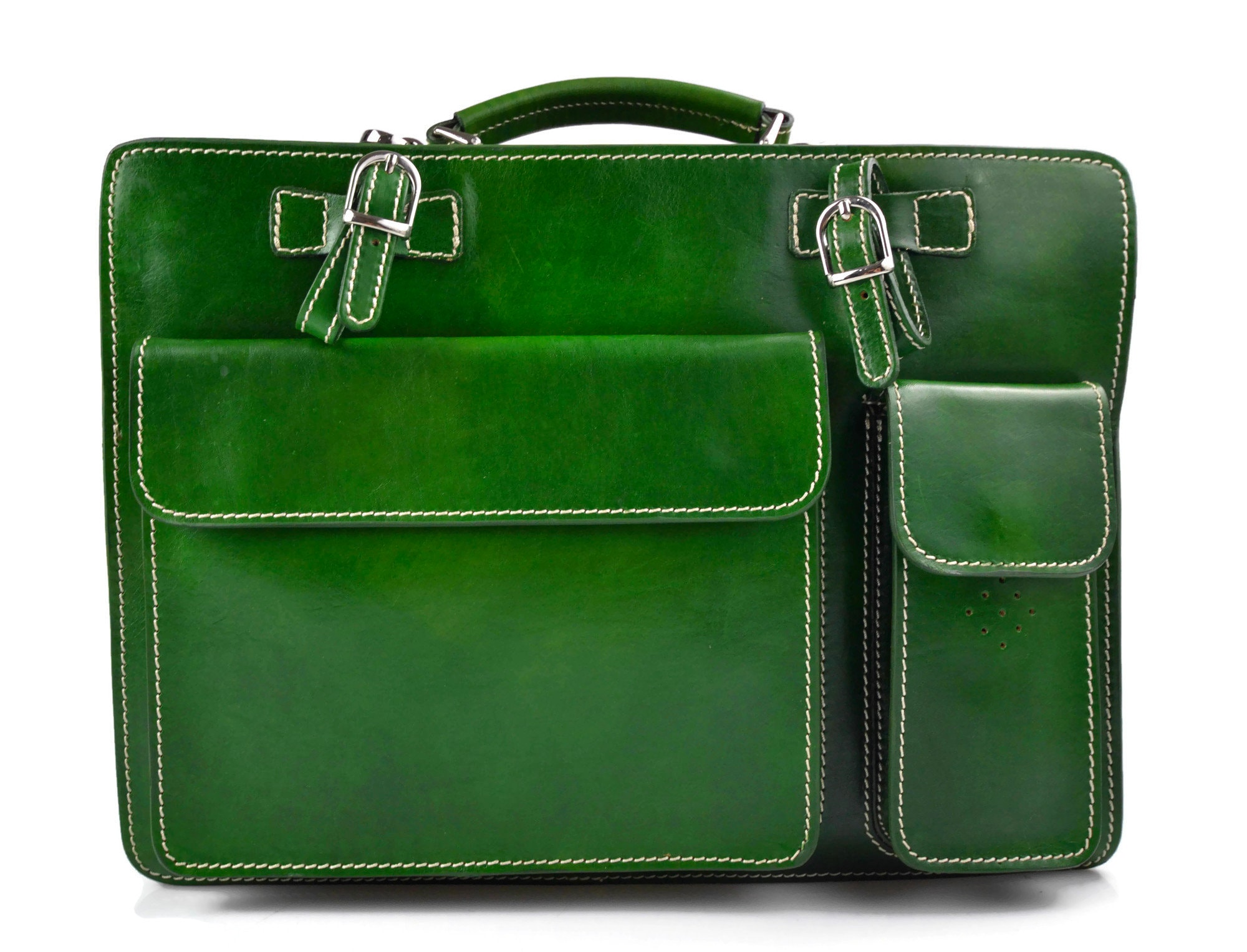 Briefcase leather briefcase for man briefcase men shoulder bag Etsy