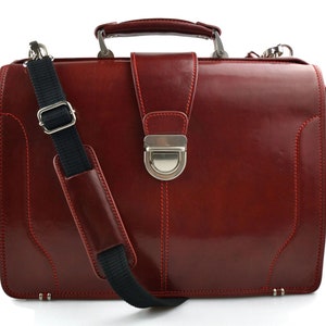 Borsa Medico In Vera Pelle English Man D&D - Bicolor, Made In Italy, Garanzia 48 Mesi - Foto 9