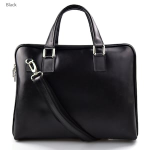 Bolso de cuero genuino de mujer negro bolso de espalda bandolera de piel de tiempo de oficina mensajero cartero cuero bolso bandolera