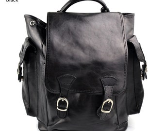 Backpack for men leather black backpack purse leather backpack bag sports bag gym bag leather shoulder women backpack bag
